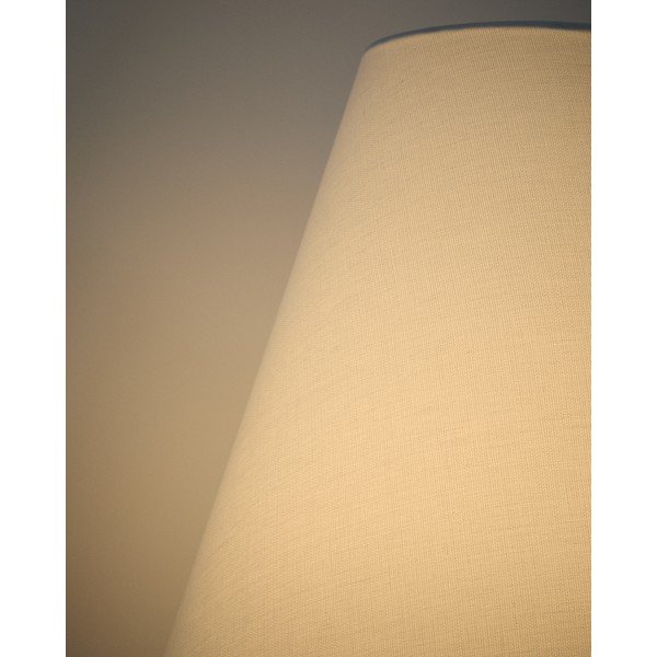 Hõbedane põrandalamp tekstiilist varjuga (kõrgus 153 cm) Navat - Kave Home-image-2