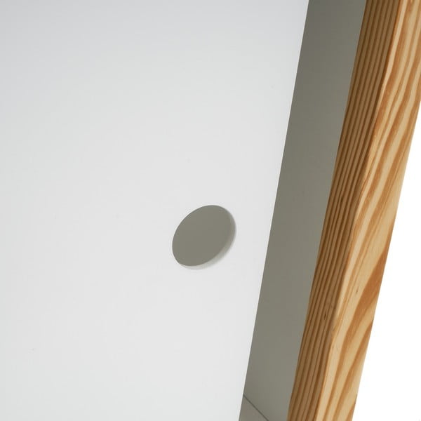 Valge laste raamaturiiul lükandustega 70x77 cm - Casa Selección-image-4