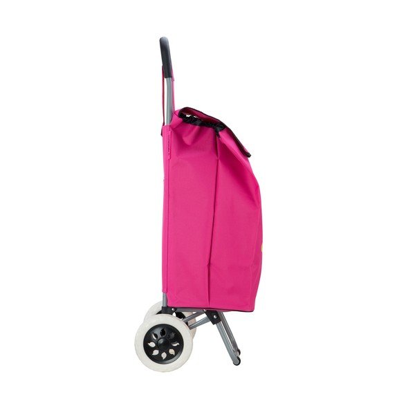 Roosa kaubakott ratastel Lulucastagnette Cosette, 37 l - LULUCASTAGNETTE-image-1