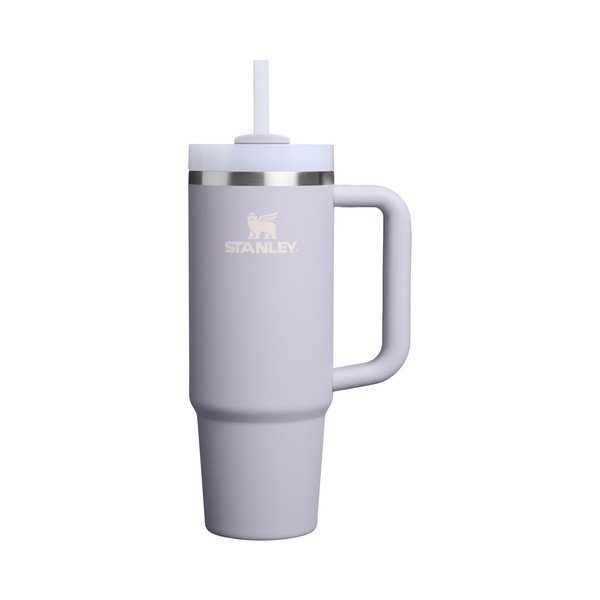 Lavendlivärvi roostevabast terasest termospudel koos kõrrega 890 ml Quencher H2.O FlowState™ Tumbler Purple Dust - Stanley