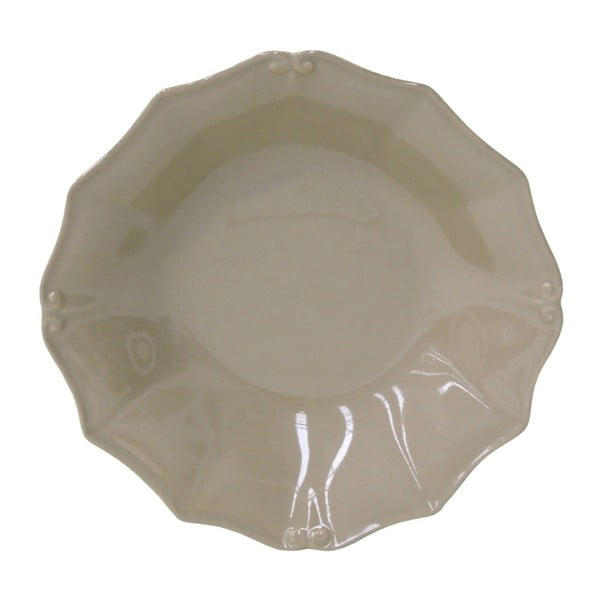 Šedohnědý kameninový talíř na polévku Casafina Vintage Port, ⌀ 24 cm
