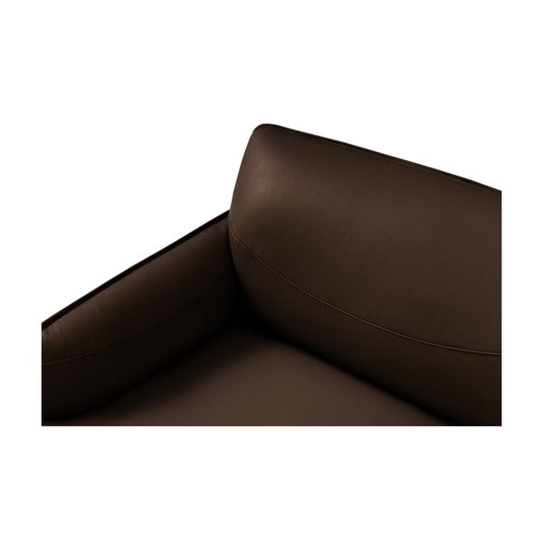 Pruun nahast tugitool Neso - Windsor & Co Sofas-image-4