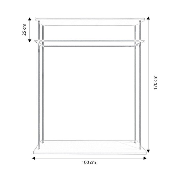 Valge riidenagi Wuppertal - Kalune Design-image-4