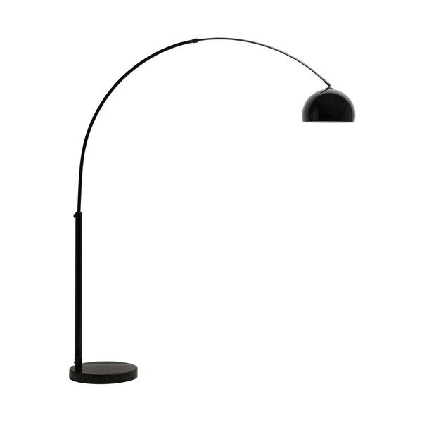 Must põrandalamp metallvarjuga (kõrgus 160 cm) Madali - Kave Home