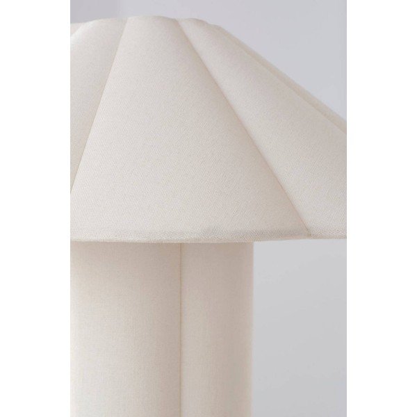 Kreemikas linane laualamp (kõrgus 38 cm) Gerd - Jotex-image-3