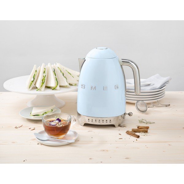 Helesinine roostevabast terasest veekeetja 1,7 l Retro Style - SMEG-image-1