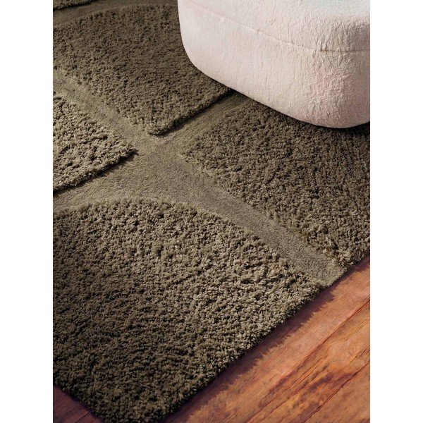 Khaki värvi käsitsi kootud vaip 120x180 cm Lambeth Jasper - Ted Baker-image-1