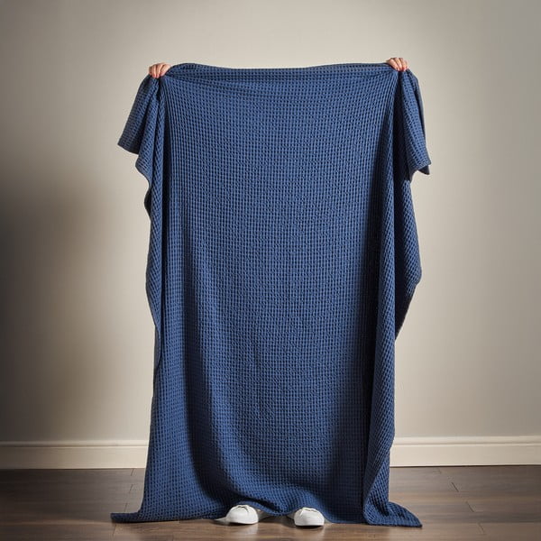 Tumesinine pleed 150x200 cm Jaipur Chunky Waffle - Pineapple Elephant-image-2