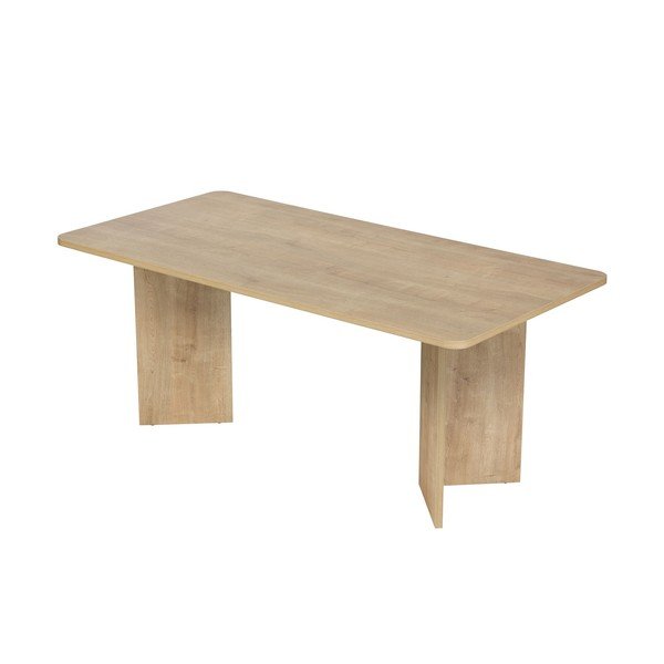 Söögilaud tammepuust dekooriga 90x180 cm Linza - Kalune Design-image-3