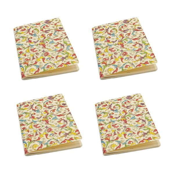 Töövihikud 4tk komplektis, 192lk A6 formaadis Florentia - Kartos-image-2