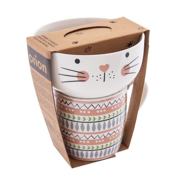 Portselanist tasside ja kausside komplekt 2 tk 350 ml - Orion-image-4