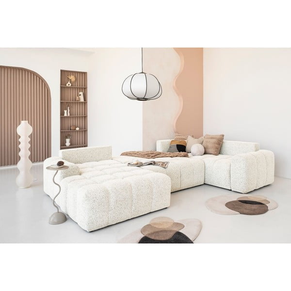 Kreem modulaarne nurgadiivanvoodi koos panipaigaga (parem nurk) Lulu – Miuform-image-1