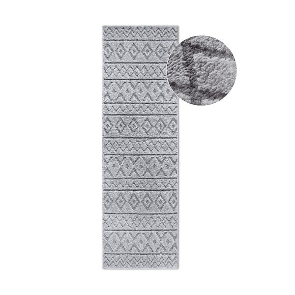 Hall vaip 80x240 cm Itinerance Light Grey - Elle Decoration