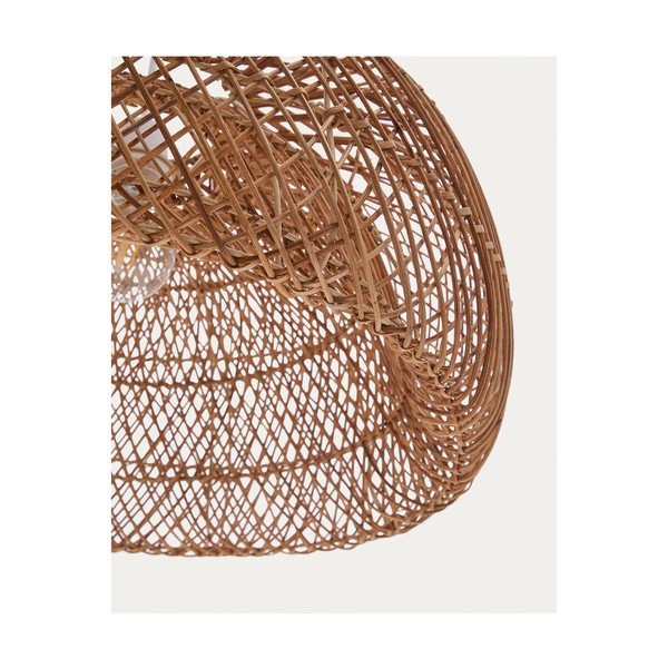 Rotangist lambivarju naturaalses värvitoonis ø 60 cm Isora - Kave Home-image-4