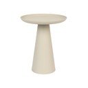 Beežist alumiiniumist küljelaud , ø 34,5 cm Ringar - White Label