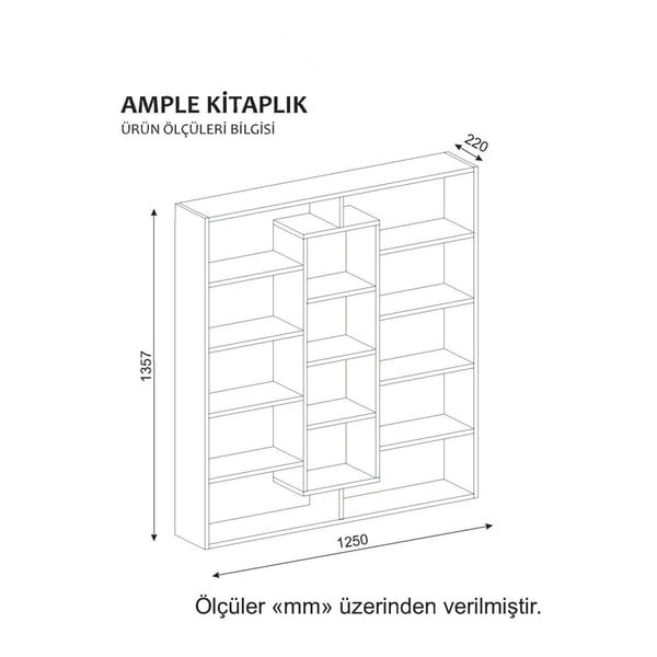 Bílá knihovna Gardo Ample-image-1