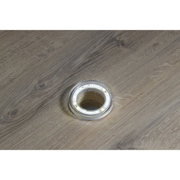 Hõbedane klaasist valamu valgustus  ø 7 cm Ledring – Sapho-image-2