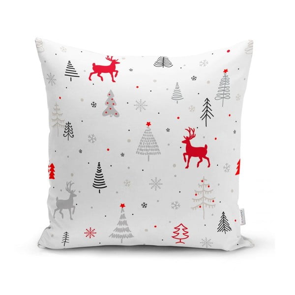 Jõulumotiiviga padjakatted 4tk komplektis 43x43 cm Snowflakes - Mila Home-image-3