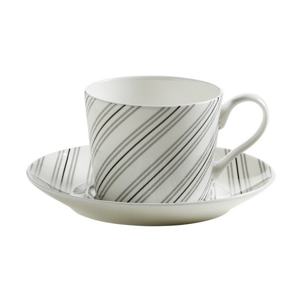 Šálek s podšálkem Maxwell & Williams Stripes