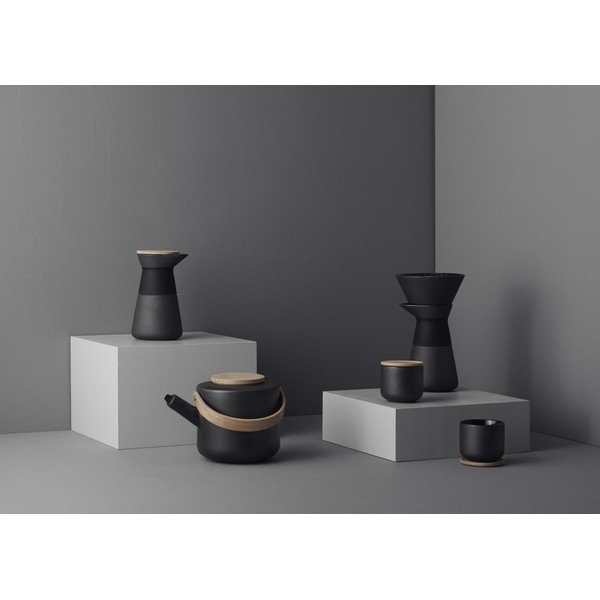 Must kivist tilkkohvi komplekt, 600 ml Theo – Stelton-image-3