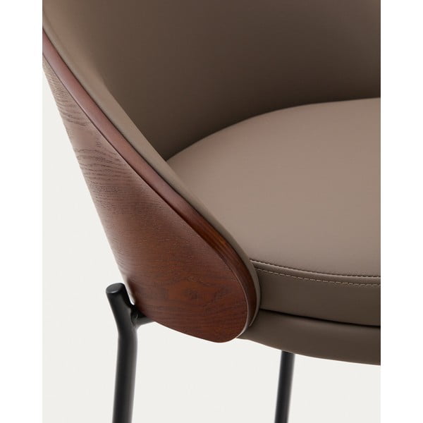 Pruun baaritool (istme kõrgus 77 cm) Eamy - Kave Home-image-2