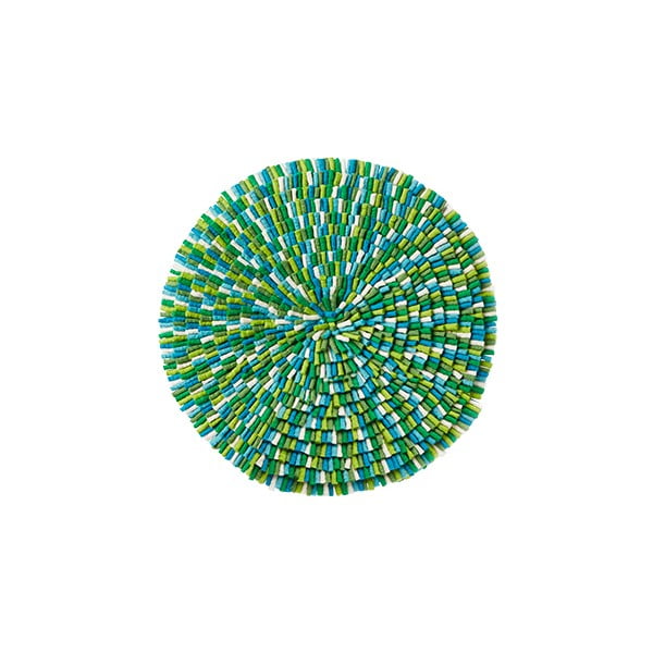 Vlněný koberec Wool Mat Bubble Green, 75 cm