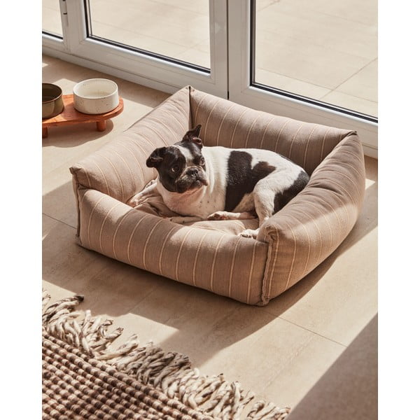 Pruun koeravoodi 60x60 cm Toby - Kave Home-image-2