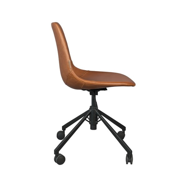 Pruun kontoritool ratastel Franky - Dutchbone-image-4