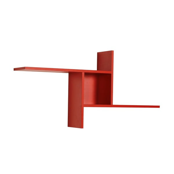 Punane riiul 100 cm Cross - Kalune Design-image-2