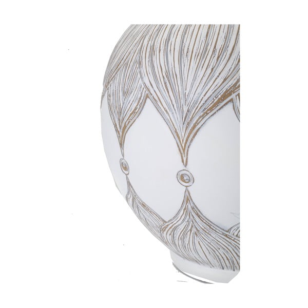 Valge-kuldne tekstiilist varjuga laualamp (kõrgus 59 cm) Atene – Mauro Ferretti-image-1