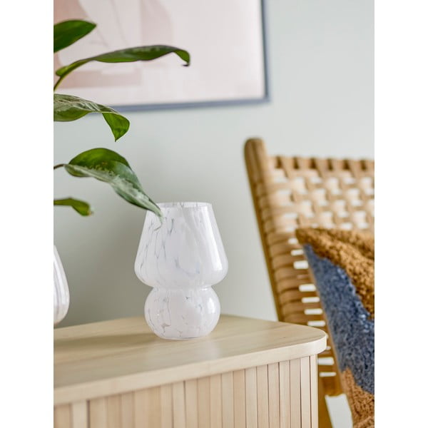 Valge klaasvaas Halim - Bloomingville-image-2