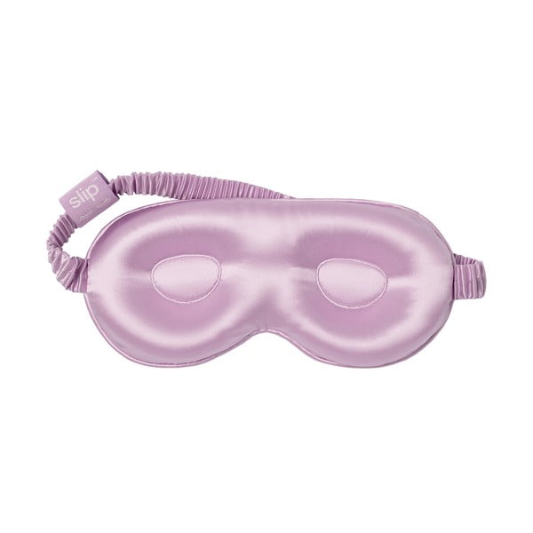 Lavendlivärvi siidist unemask Contour Wildflower - slip