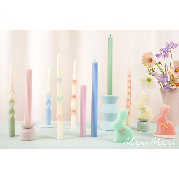 Lihavõtte motiiviga küünlad 3 tk komplektis, põlemisaeg 2 h Bunny - Meri Meri-image-1