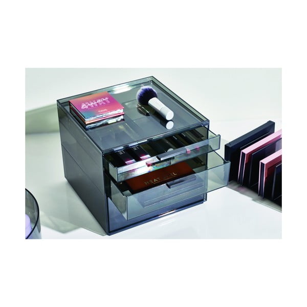 Matt must kosmeetikatoodete korraldaja vannitoas, mis on valmistatud taaskasutatud plastikust - iDesign-image-1