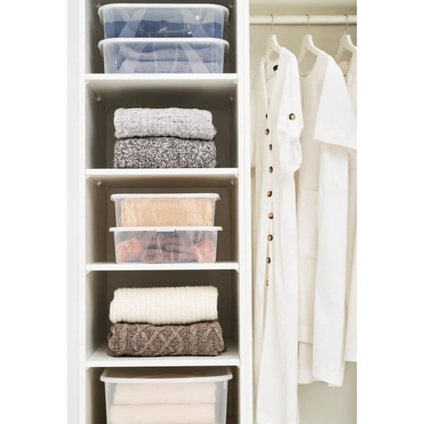 Kaanega plastist hoiukarp 19 l Lona - Rotho-image-2