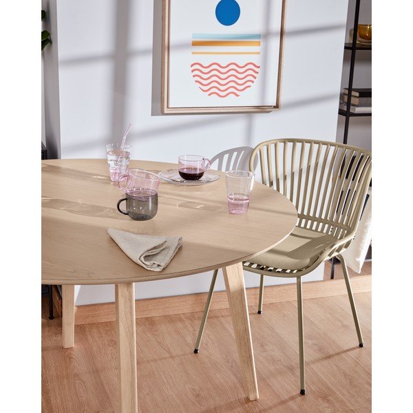 Beeži värvi teraskonstruktsiooniga aiatool Surpik - Kave Home-image-4