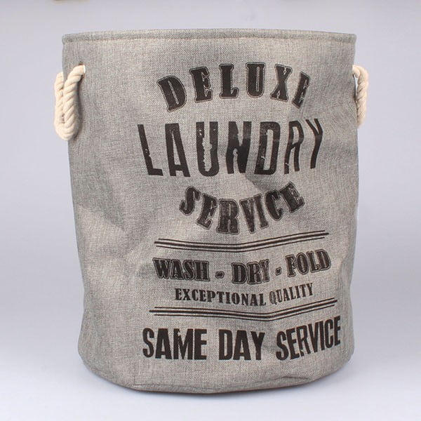Koš na prádlo Laundry Service, šedý