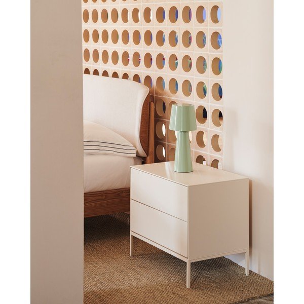 Valge öökapp Vedrana - Kave Home-image-1