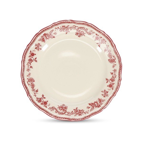 Burgundia/elevandiluust portselanist magustoidutaldrik ø 21,5 cm Cyril - S|P Collection