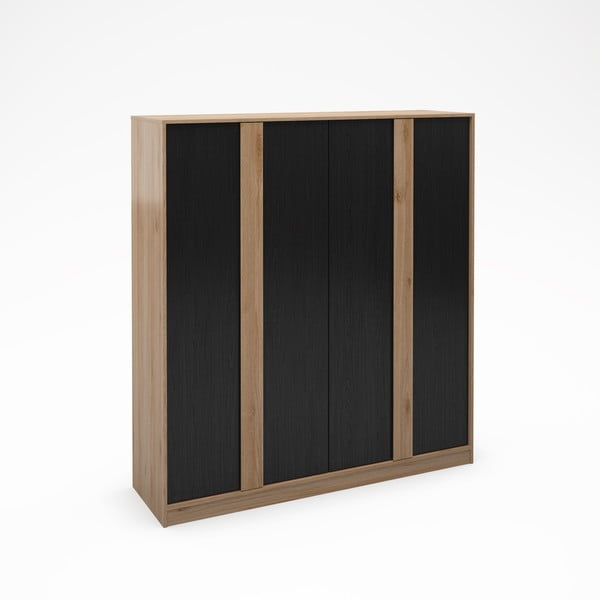 Must tammespoonist riidekapp 180x197,5x53 cm Dennis - Marckeric-image-4