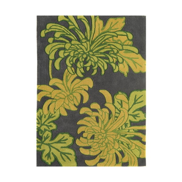 Koberec Asiatic Carpets Harlequin Flora Green, 120x170 cm