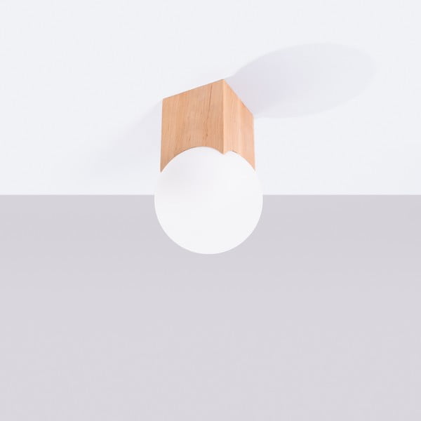 Laevalgusti klaasist varjuga 12x12 cm Rayer - Sollux-image-3