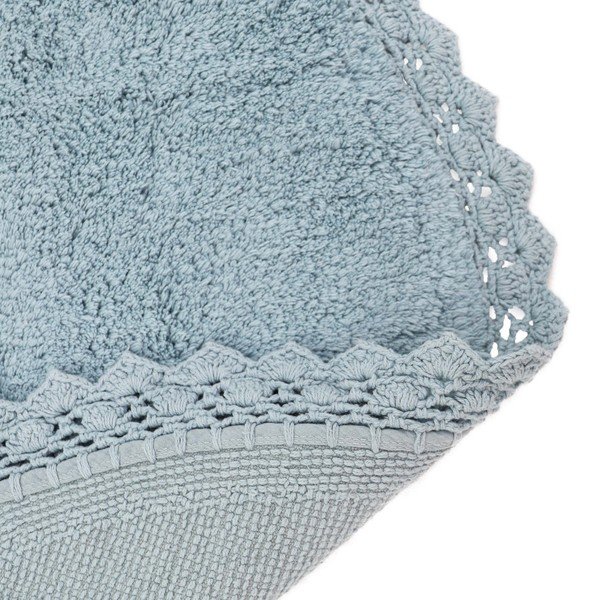 Sinine käsitsi valmistatud puuvillane vaip, ø 110 cm Perla - Nattiot-image-3