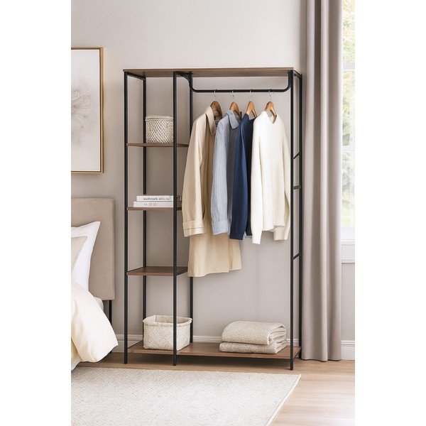 Must terasest esikukomplekt 90x170x40 cm Aris - Bonami Essentials-image-1