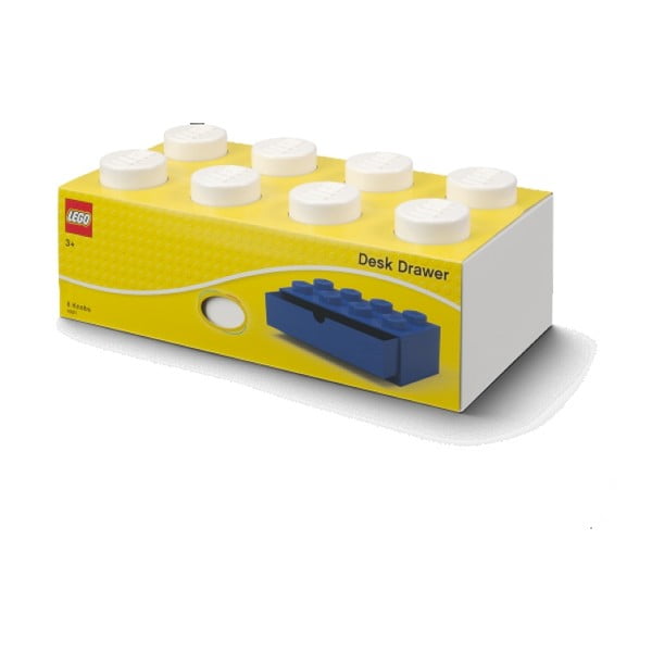 Valge kirjutuslaua kast sahtliga Brick - LEGO®-image-2