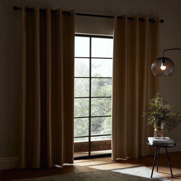 Pimendavad kardinad 2 tk kuldses komplektis 168x229 cm - Catherine Lansfield-image-3