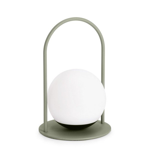 Taupe värvi hämardatav LED-laualamp plastvarjuga (kõrgus 21 cm) Pansy - Bizzotto-image-2