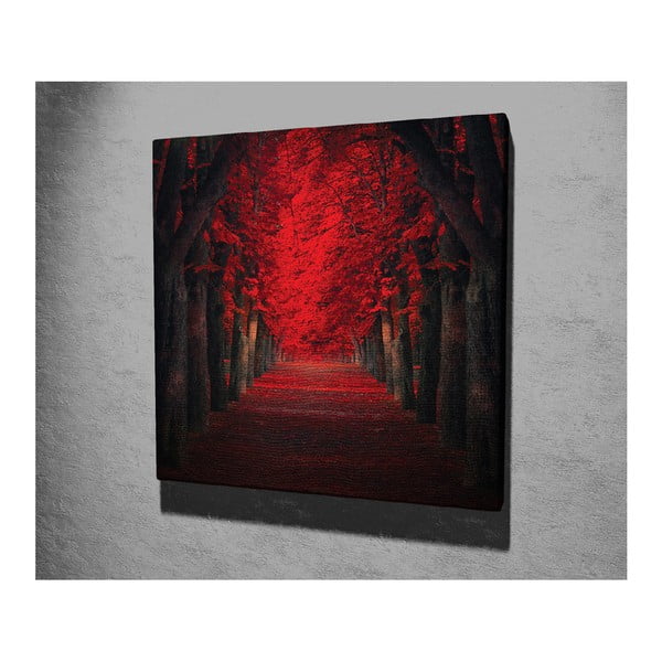 Seinamaal lõuendil Punased puud, 45 x 45 cm - Wallity-image-2