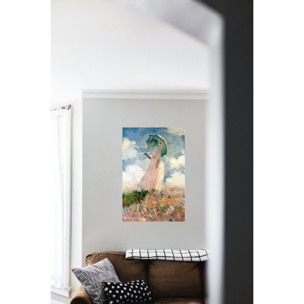 Maali reproduktsioon 40x60 cm Claude Monet - Woman with sunshade - Fedkolor-image-1