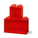 Komplekt 2 punast laste seinariiulit Brick - LEGO®